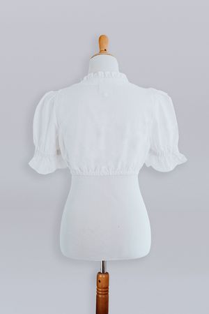 Dirndl blouse 3/4 ruffle sleeve