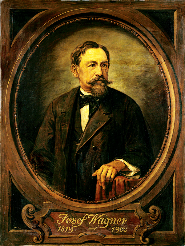 Max Luber: Porträt des Brauereibesitzers Josef Wagner, um 1900